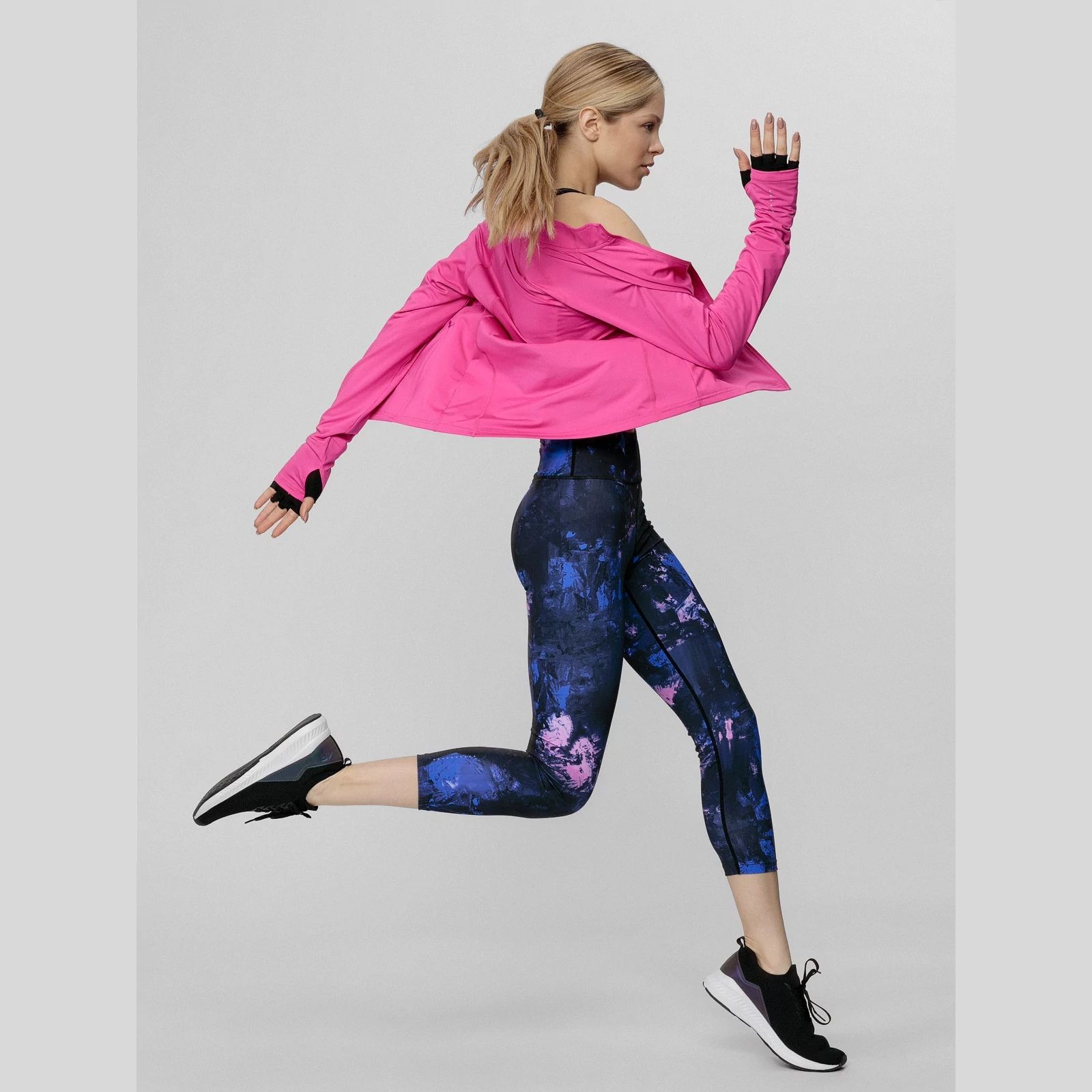Sweatshirts -  4f Bluză de alergare pentru femei BLDF010