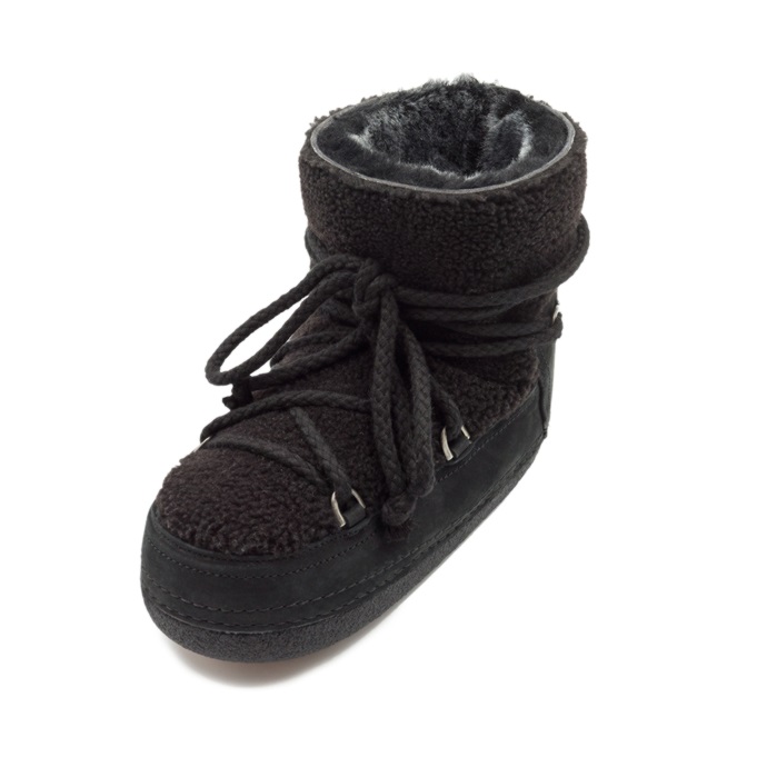 Winter Shoes -  inuikii Boot Curly Black