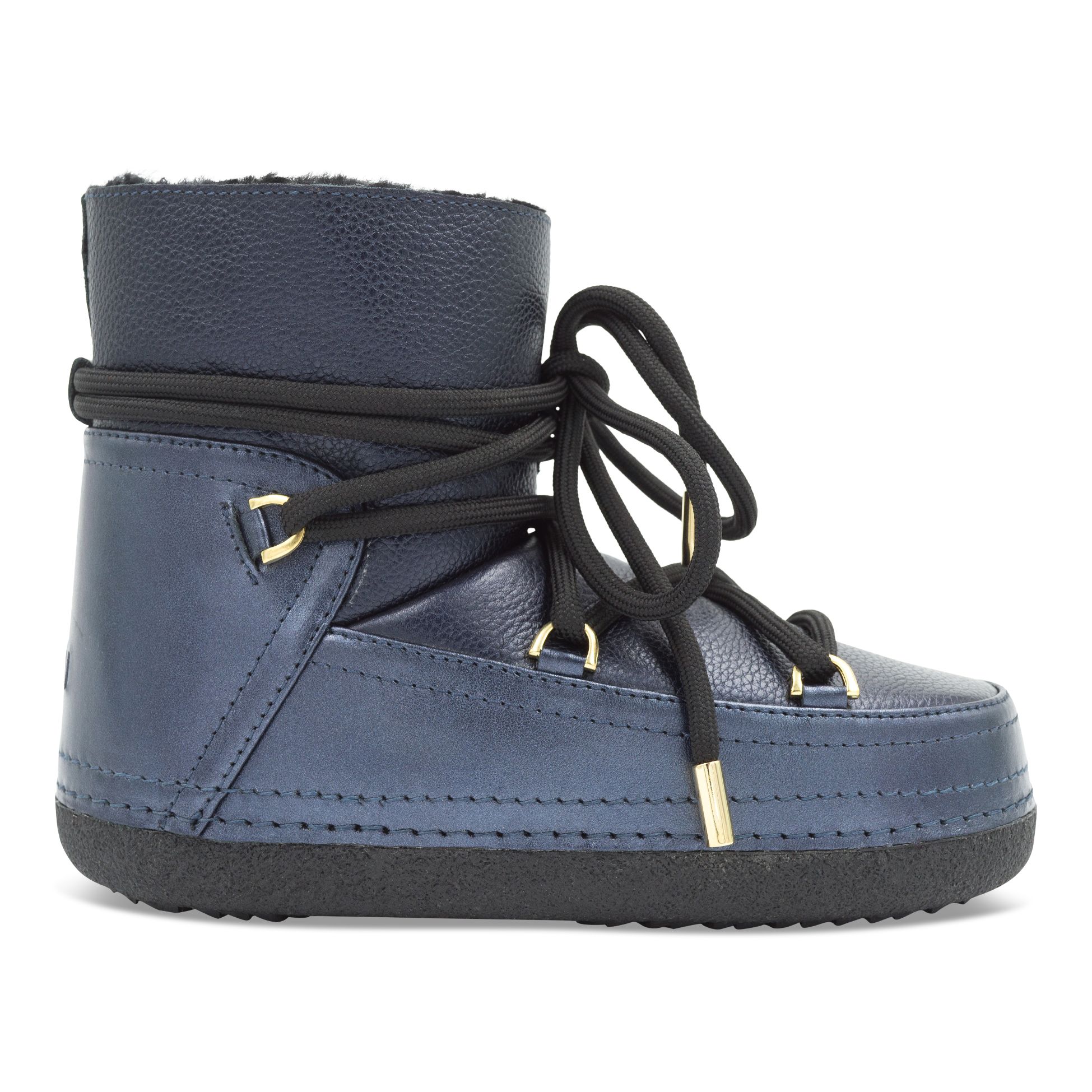 Winter Shoes -  inuikii Boot Leather Night Blue