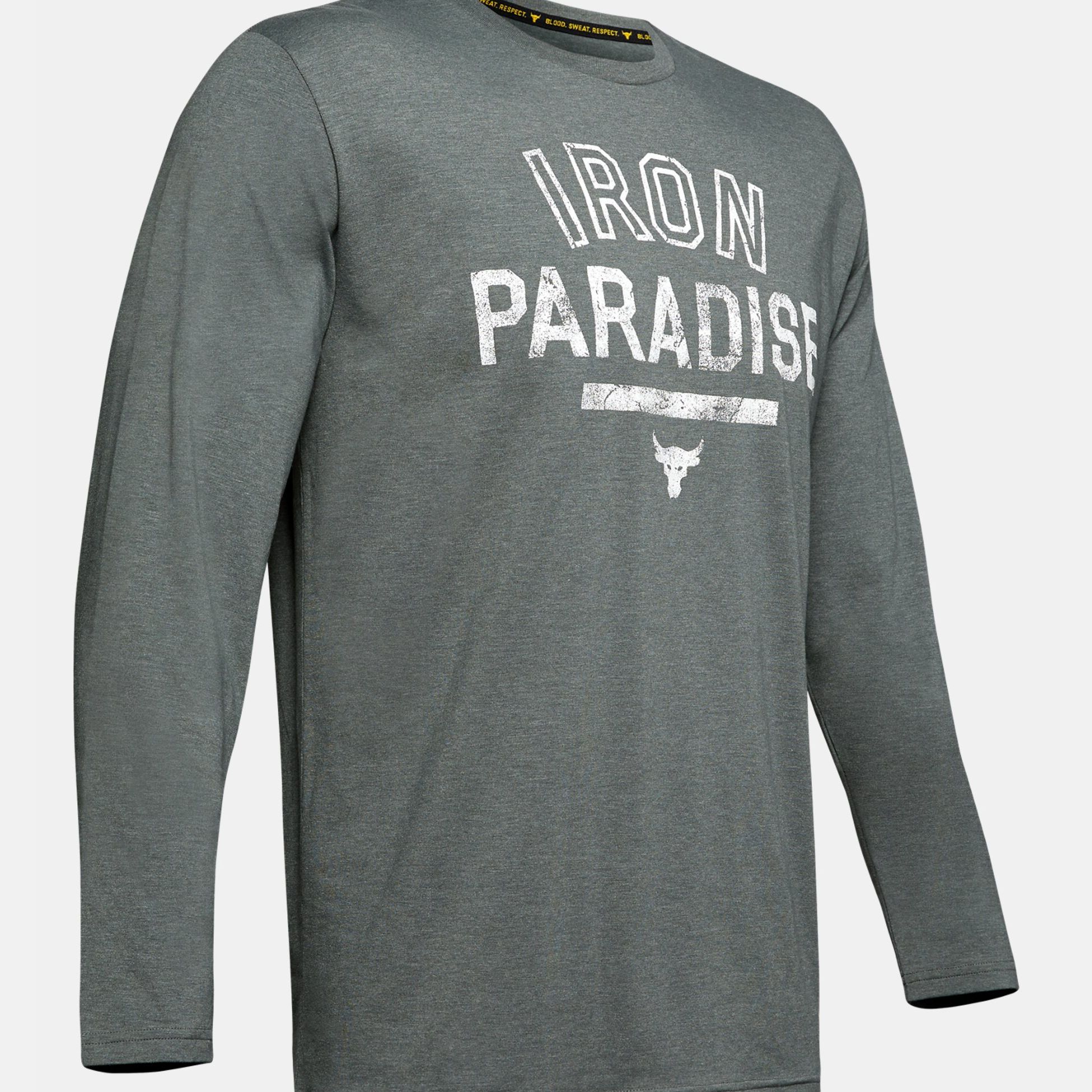 Sweatshirts -  under armour Project Rock Iron Paradise Long Sleeve 6101