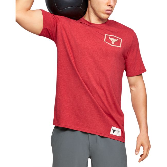 T-Shirts & Polo -  under armour Project Rock Iron Paradise Short Sleeve T-Shirt 6098