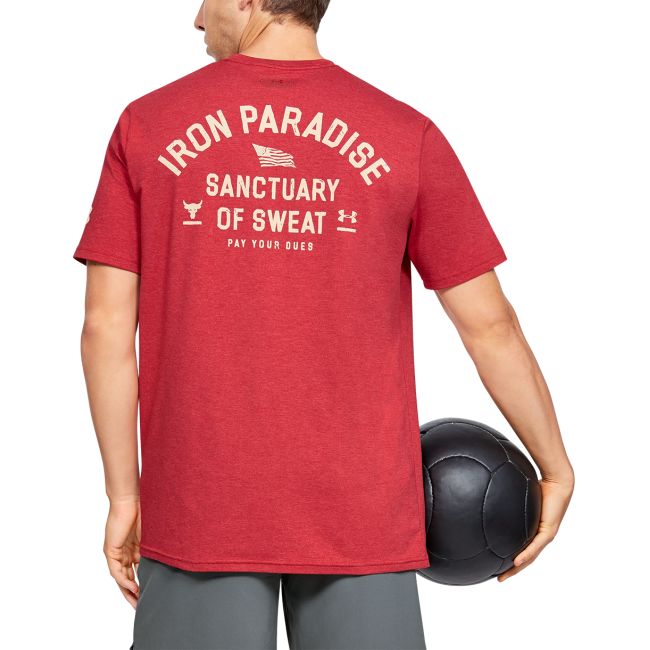 T-Shirts | Clothing | Under armour Project Rock Iron Paradise 