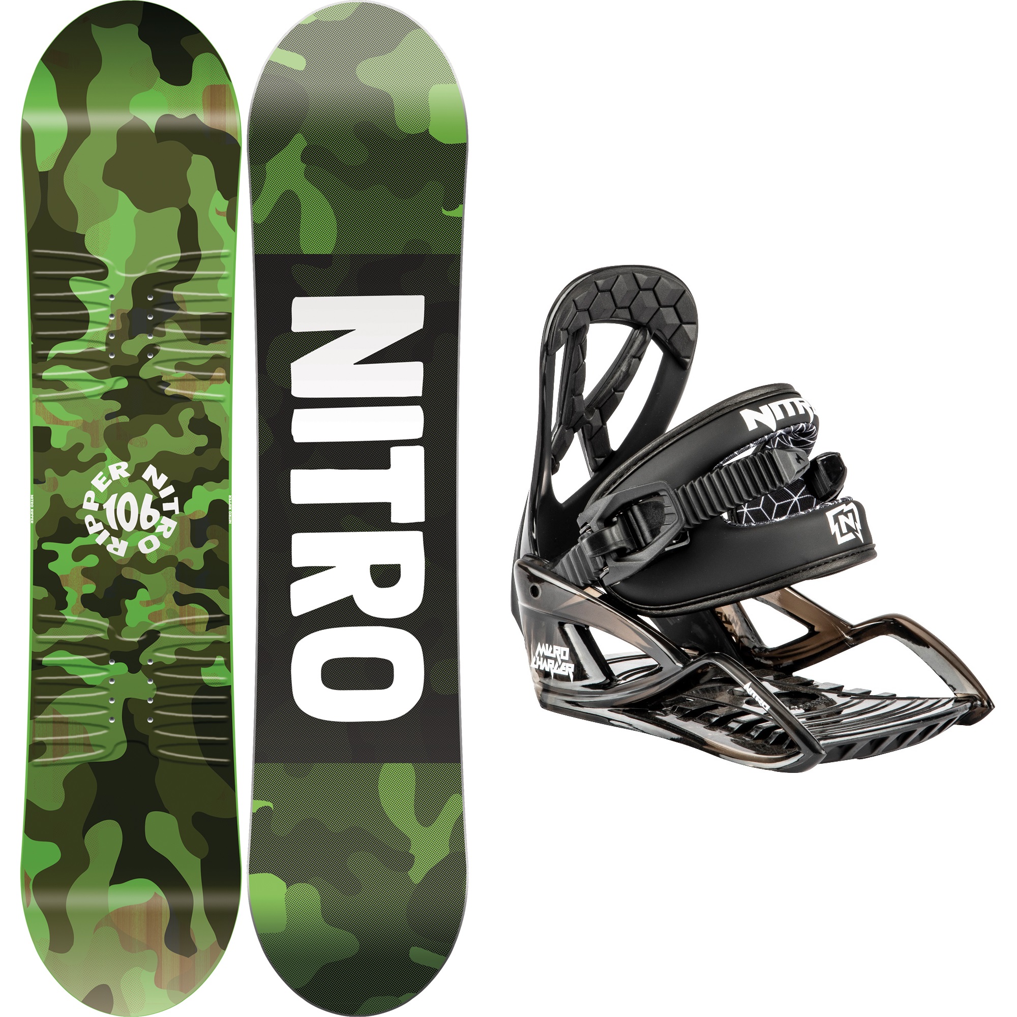 Snowboard Package -  nitro RIPPER KIDS + CHARGER MICRO