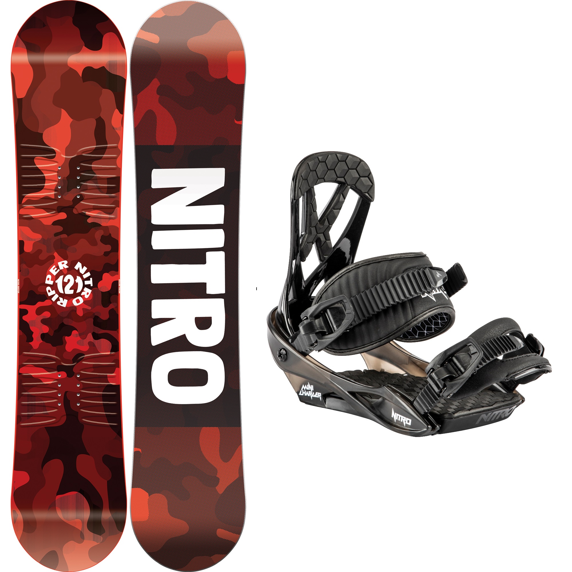 Snowboard Package -  nitro RIPPER KIDS + CHARGER MINI