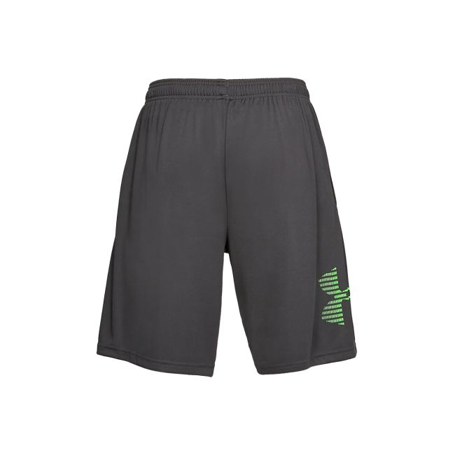 UNDER ARMOUR TECH GRAPHIC SHORTS GREY/GREEN 