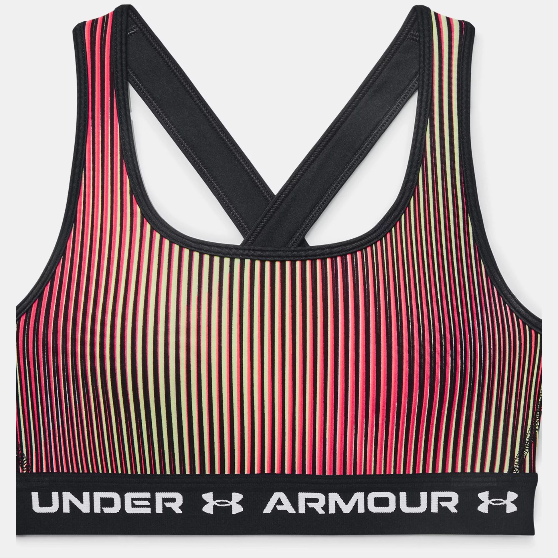 Sports Bras & Bras -  under armour Armour Mid Crossback Printed Sports Bra
