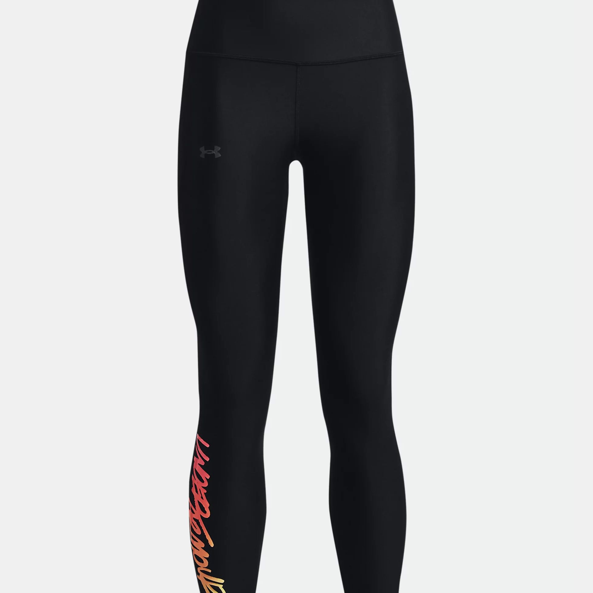 Leggings & Tights | Clothing | Under armour HeatGear Armour No-Slip  Waistband Graphic Ankle Leggings | Fitness