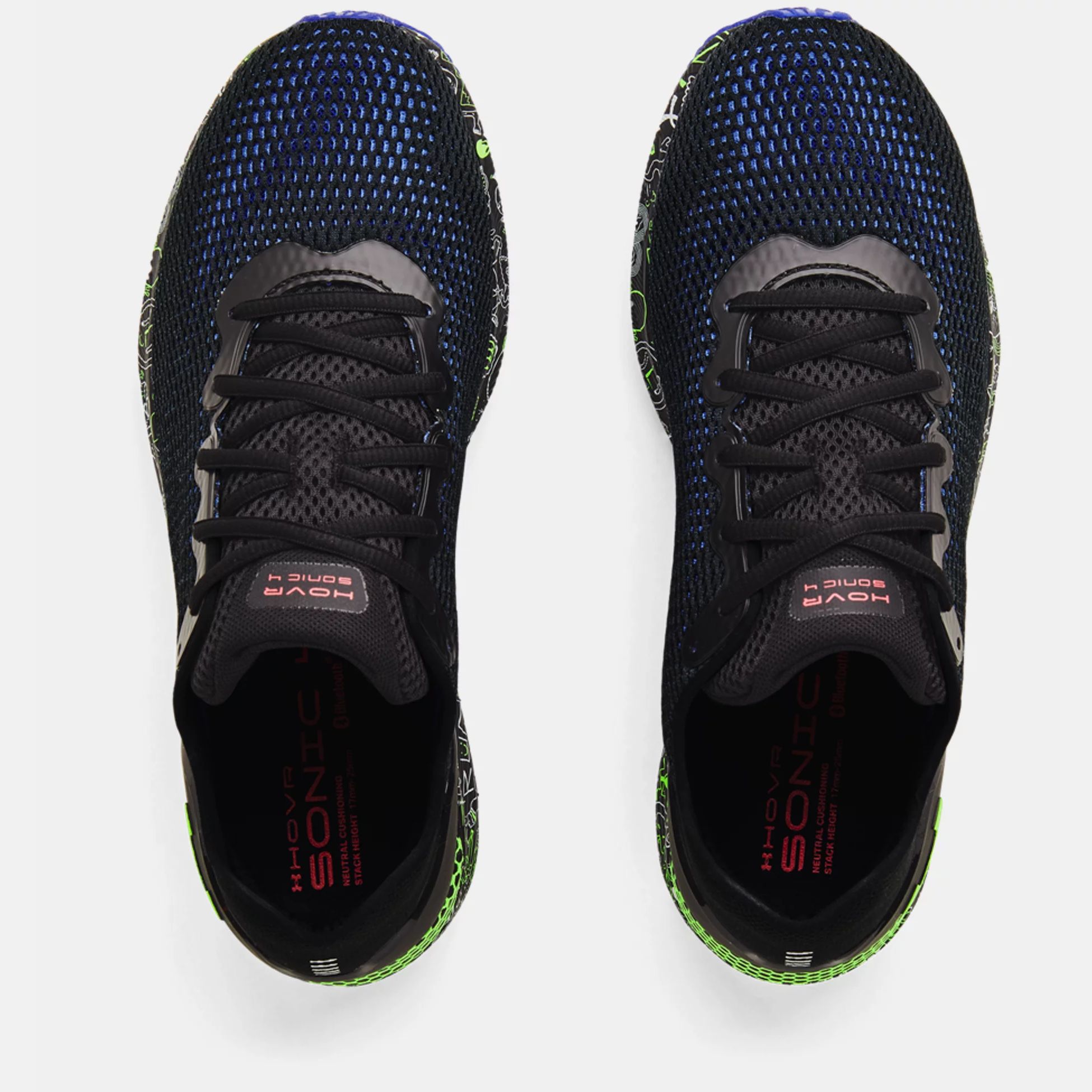 Black Under Armour UA  Mens HOVR Sonic Running Trainers 