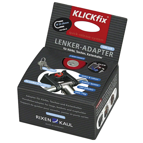 Baskets -  klickfix Handlebar Adapter std. w. Lo