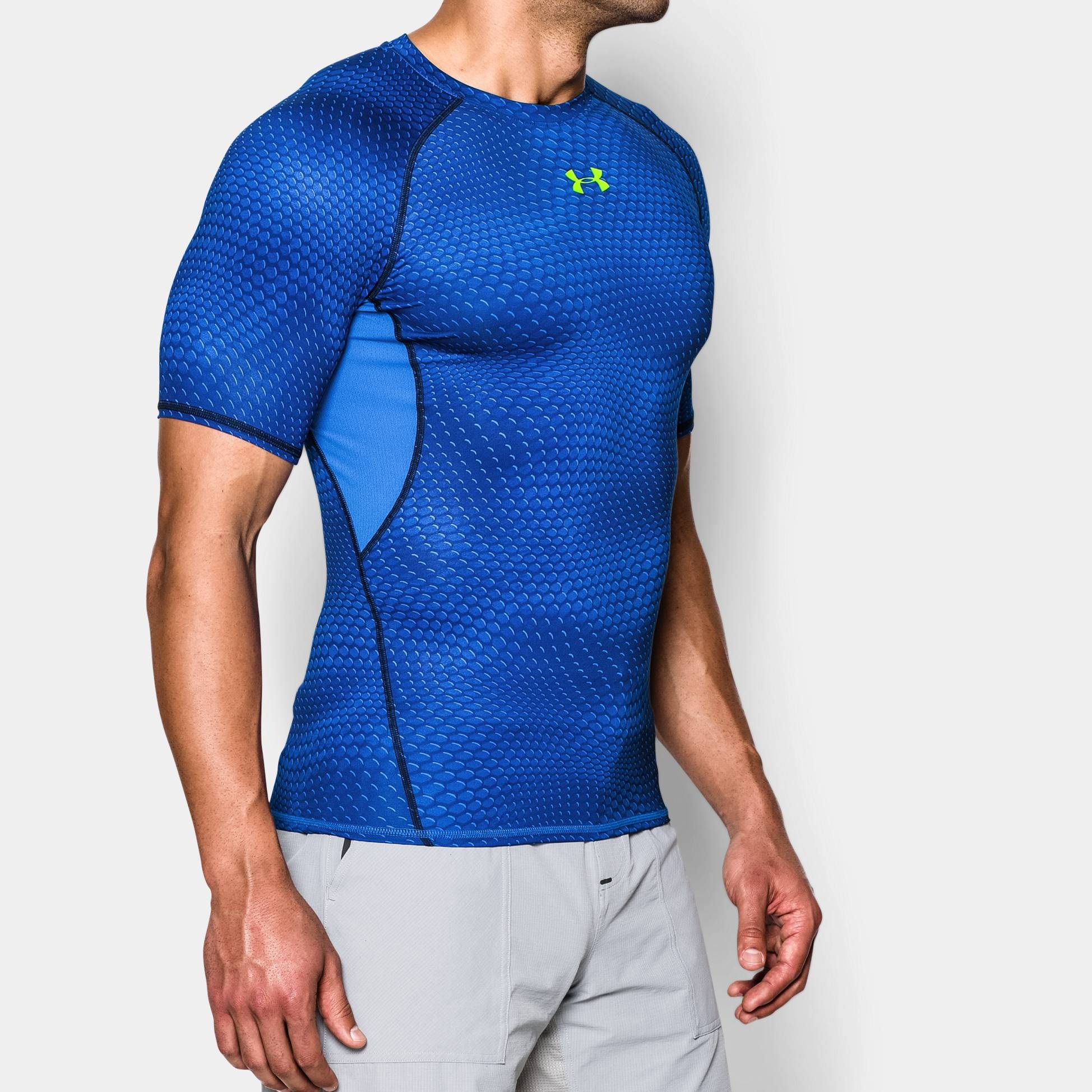 Clothing | Under armour Armour Printed SS Compr. Shi | Fitness
