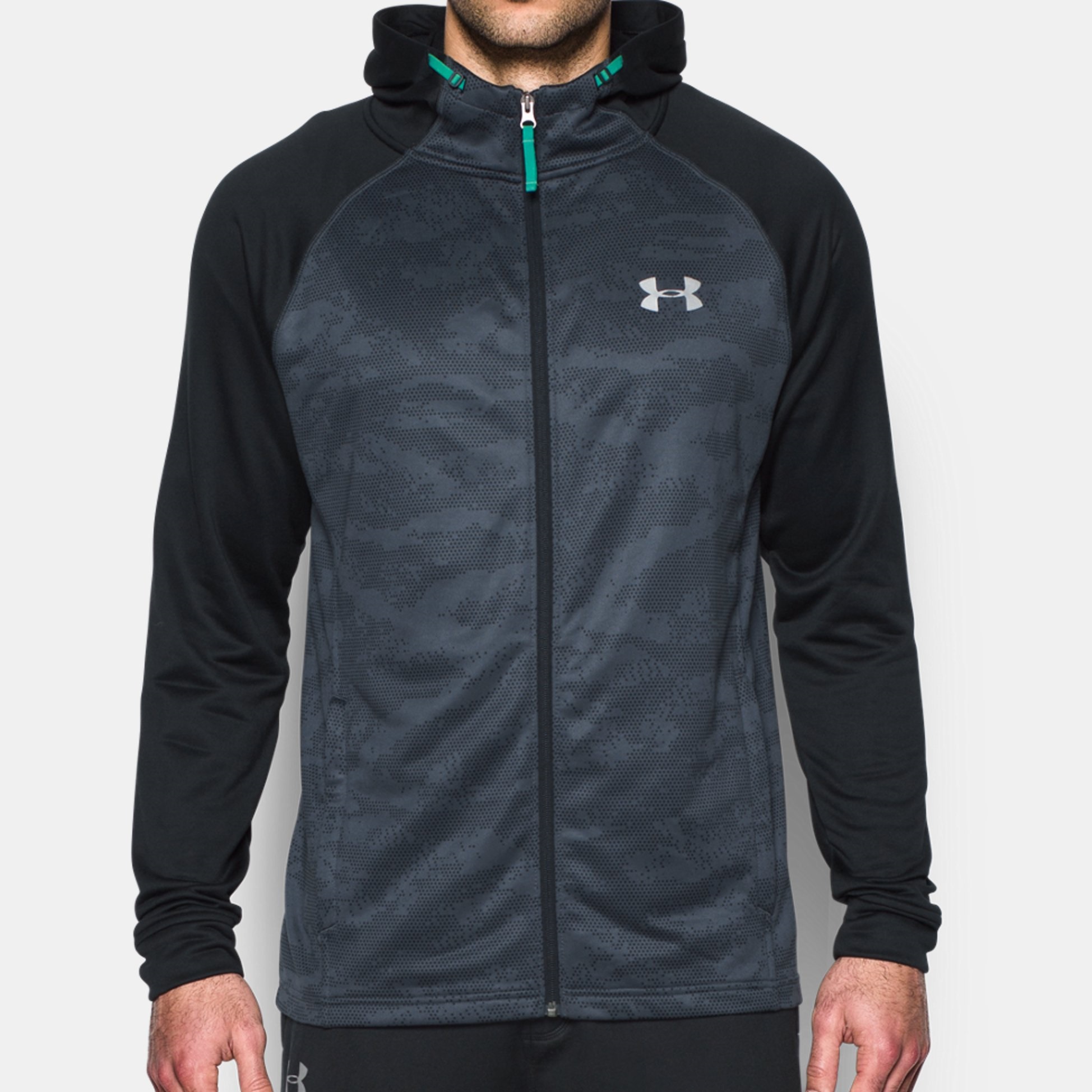 Transparant Lodge Moderator Clothing | Under armour Tech Terry Fitted Hoodie | Fitness