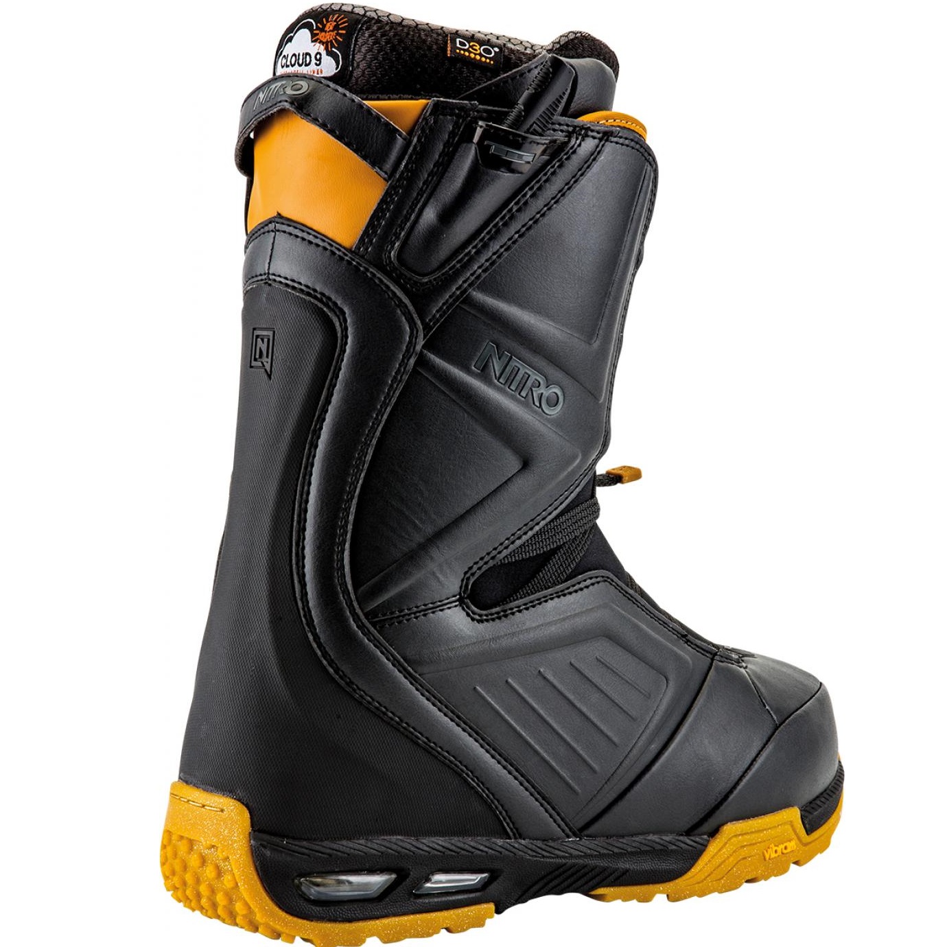 Boots de snowboard occasion Nitro rental noir 