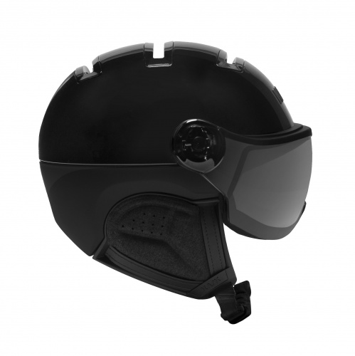 Kask, Piuma R Shadow casque de ski avec visière unisexe Black noir