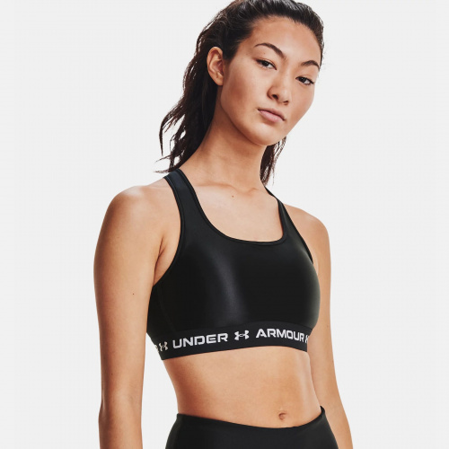 Clothing - Under Armour Armour Mid Crossback Matte/Shine Sports Bra 2612 | Fitness 