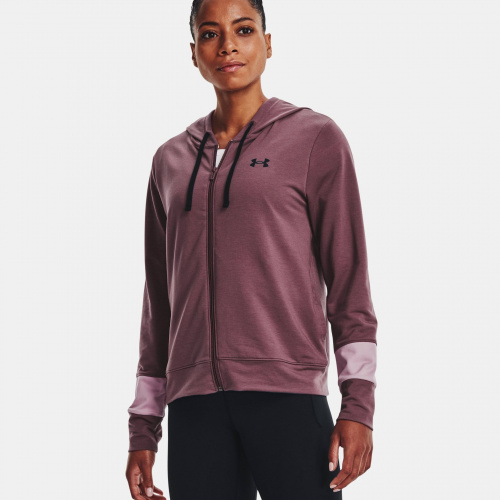 Clothing - Under Armour UA Rival Terry Colorblock Full-Zip Hoodie | Fitness 